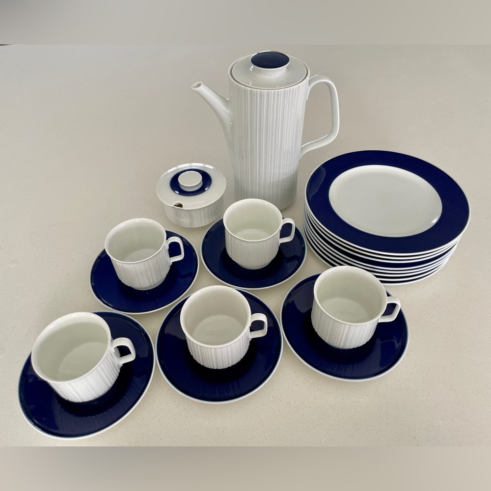 Rosenthal secunda Blue and White Porcelain Set